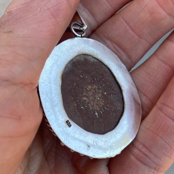 😵 Aragonite Solar Quartz Crystal Pendant necklace druzy agate stone boho rock - Picture 9 of 10